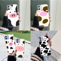 Z-76 dairy cow อ่อนนุ่ม TPU เคสโทรศัพท์ หรับ Huawei 2I Y7 4E Y9 Y8S Y6 Y8P P30 Y6S 3I Nova Y5P 5T Y9S P20 Lite Prime Lite Pro โปร่งใส ปก