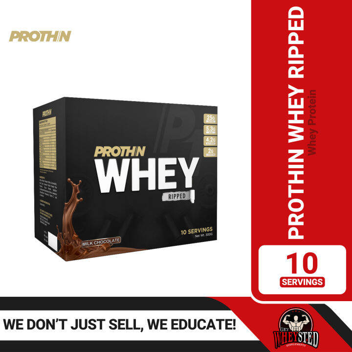 Prothin whey ripped 10 servings | Lazada PH