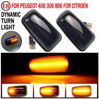 Flashing Car Turn Signal Lamps Side Marker Lights Lateral LED For Peugeot 306 106 406 806 Citroen XM ZX Break Xsara Xantia Fiat