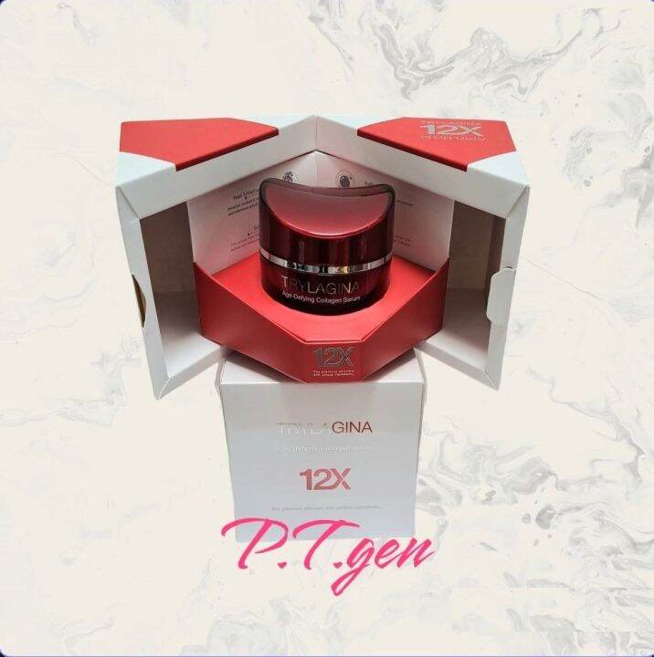 ไตรลาจิน่า-trylagina-collagen-serum-12x-ปรับสูตรใหม่-30-กรัม-บำรุงผิวหน้า-1-กระปุก