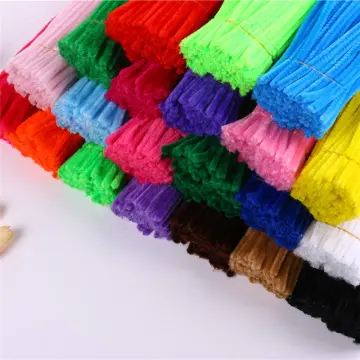 EXTRIC Pipe Cleaners- 100pc. Pipe Cleaner Yellow Pipe Cleaners-Chenille Stems, Pipe Cleaners Craft, Fuzzy Sticks Great Craft Supplies DIY Art & Craft