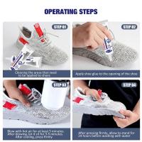 Shoe Repair Glue Adhesive Repairing Sneaker Boot Sole Bond Universal 50ml Waterproof Patch Repair Heel Foot Care Liquid Products Adhesives Tape