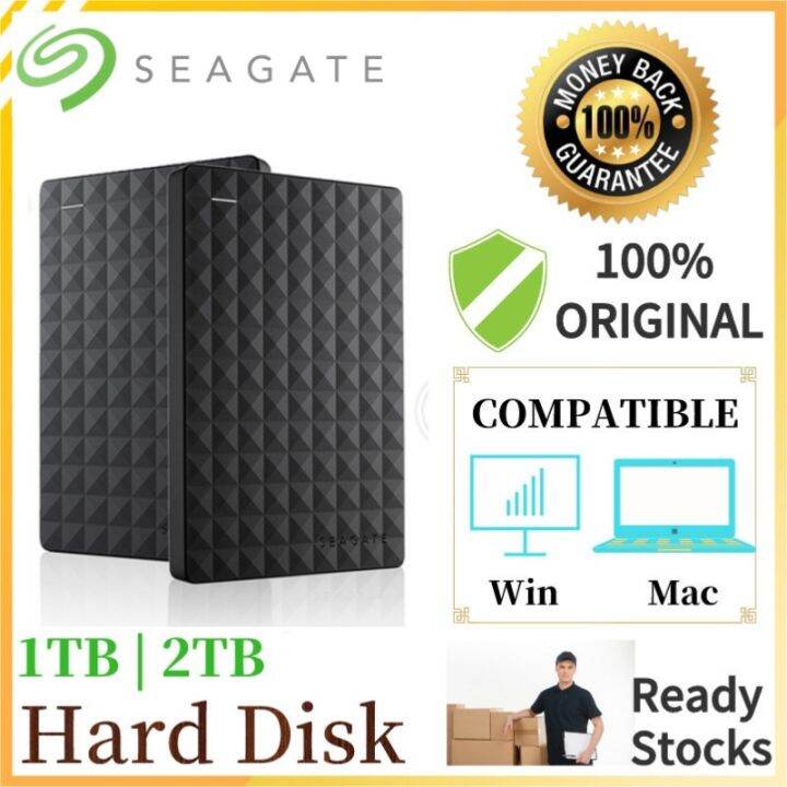 Seagate Hard Drive USB 3.0 2TB 1TB External Hard Drive Portable Hard