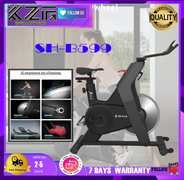 KZF EVOLUTION SPINNING BIKE - SH-B599 smart bike push-type resistance ...