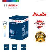 [ซื้อคู่ถูกกว่า!] BOSCH หลอดไฟหน้ารถยนต์ ขั้ว H3 H7 H11 รุ่น Standard 12V/55W 1 ชิ้น สำหรับ Audi ออดี้ A1 A2 A3 A4 A5 A5 A6 A8 Q5 Q7 TT TT Roadster