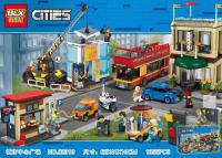 Compatible with Lego City Series Capital City Central Square 60200 Childrens Assembled Building Block Toy 02114