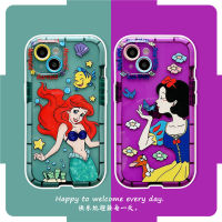 NLWVXCartoon เจ้าหญิง11น่ารักเหมาะสำหรับ iPhone 12/13 PROMAX เคสโทรศัพท์ XSMAX Anti Drop XR