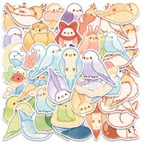 40Pcs Kawaii Bird Cartoon Colorful Parrot Graffiti Stickers Laptop Fridge Guitar Luggage Phone Decals Sticker Kids Toy Gift