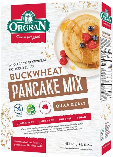 Bột làm bánh pancake kiều mạch orgran gluten free buckwheat pancake mix - ảnh sản phẩm 1