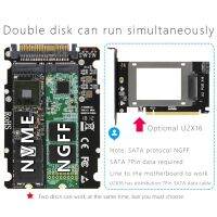 【☑Fast Delivery☑】 bukan2581584811414 2 In 1 M.2 Nvme Sata-Bus Ssd To Pci-E อะแดปเตอร์ Sff-8639 U.2 Pcie M2คอมพิวเตอร์ตั้งโต๊ะแปลง