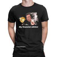 My Financial Advisor Elon Musk Dogcoin เสื้อยืดผู้ชาย