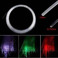 Plastic Fiber Optic Cable End Glow 50mx0.75mm/1.0mm PMMA Led Light Clear DIY For LED Star Ceiling Light Drop Shipping