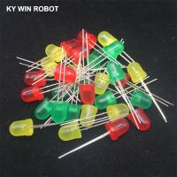 30pcs 8mm LED diode Light Assorted Kit DIY LEDs Set Yellow Red Green electronic diy kit Hot saleElectrical Circuitry Parts