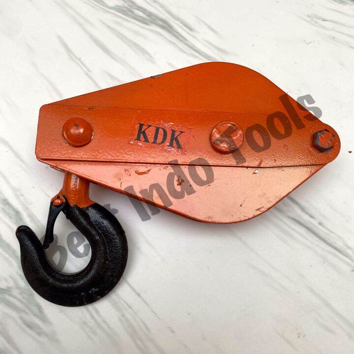 Katrol Kapal Kdk 3 Inch 1 2 Ton 0 5 0 5 Single Pulley With Blockhook