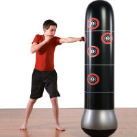 Inflatable Boxing Bag Training PVC Thickened Pressure Relief Exercise Punching Standing Sandbag Indoor Workout Fitness Body Buil