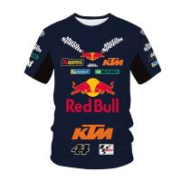 2023 New2022 KTM เสื้อยืดฤดูร้อนสบายๆรอบคอขนาดใหญ่ S-5XL รถยนต์คลับกีฬาผู้ชายกระทิงแดงเสื้อยืดรถจักรยานยนต์ทีมขี่จักรยานกีฬาแขนสั้นเสื้อ ETK5D2103119