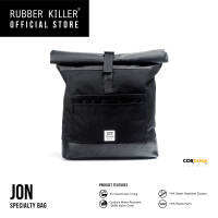 Rubber Killer - JON (กระเป๋าแมสเซ็นเจอร์, ยางในรถบรรทกที่ใช้งานแล้ว, ลวดลายไม่ซ้ำกัน, น้ำหนักเบา)