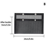 FF ถุงย่างบาร์บีคิวแบบนอนสติ๊กใช้ซ้ำได้เสื่อย่างบาร์บีคิวปิกนิกกลางแจ้งแคมป์ปิ้งย่างเครื่องครัว