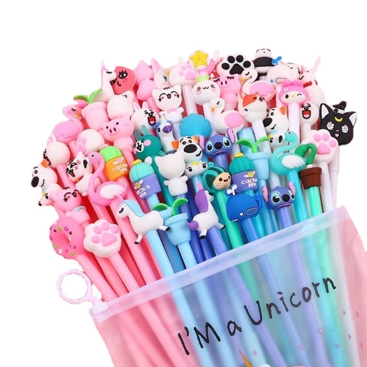 30-150-set-kawaii-cartoon-0-380-5mm-neutral-pen-set-creative-stationery-signed-by-students-office-school-supplies-gifts