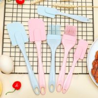 In Stock 3 Pcs/Set Baking Spatula Batter Silicone Scraper Brush Mixing Shovel Butter Cake Cream Spatulas Baking Supplies