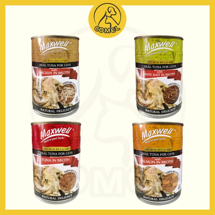 Maxwell Premium Real Tuna for Cats Cat Canned Wet Food Cat Food 400g