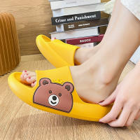 Women House Floor Slippers Men Home Shoes EVA Cartoon Non-slip Indoor Slides Couple Summer Deodorant Beach Slippers Female Shoes