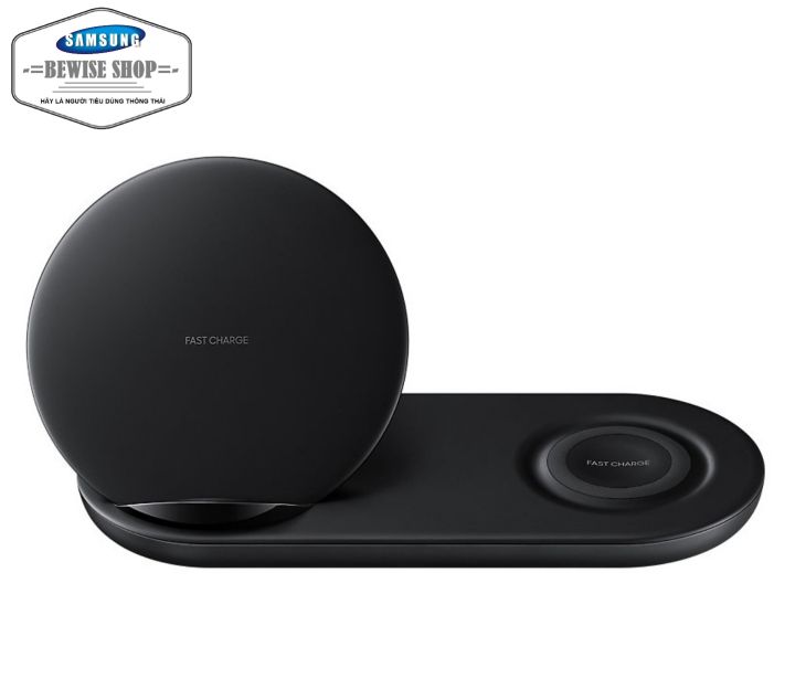 Đế Sạc Đôi Không Dây Samsung Wireless Charger Duo With Wall Charger ( AFC  25W ) - Hàng Full Box Chính Hãng 