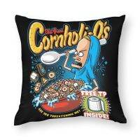 [HOT ZILXQIQILASW 103]Cornholi Os Beavis และ Butthead ปลอกหมอนการ์ตูนโซฟาโพลีเอสเตอร์ปลอกหมอนซิปปกคลุมย้อนยุคฤดูร้อน