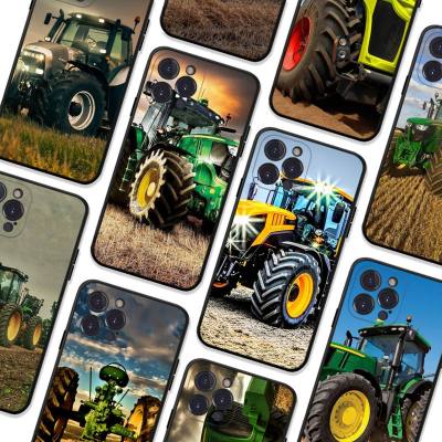 【CW】Farm Vehicle Tractor Phone Case For 8 7 6 6S Plus X SE 2020 XR XS 14 11 12 13 Mini Pro Max Mobile Case