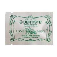 Dentiste Sukkiri Love Mint สุกกิริ บาย เดนทิสเต้ เม็ดอม กลิ้นเปปเหอร์มินต์ ลมหายใจหอมสดชื่น ขนาด 2 เม็ด 17311