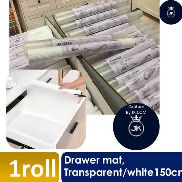 iKea Drawer Mat transparent 150 cm Table Protector Non Slip Clear