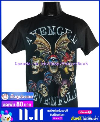 เสื้อวง AVENGED SEVENFOLD อะเว็นจด์เซเวนโฟลด์ A7X ไซส์ยุโรป เสื้อยืดวงดนตรีร็อค เสื้อร็อค  A7x1221 มีปลายทาง