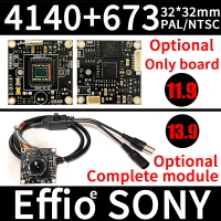 แบรนด์ใหม่13 "CCD Effio-E 4140 673 HD กล้องวงจรปิดแผงวงจร32*32มิลลิเมตรมินิตรวจสอบชิปโมดูลบูรณาการที่สมบูรณ์ชุด