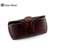 5 Color Genuine Leather Vintage Handmade Glasses Case Sunglasses Pouch Gift