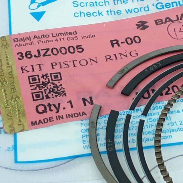Piston Ring Kit Standard BOXER / CT150 Bajaj Genuine Parts 36JZ0005 (14
