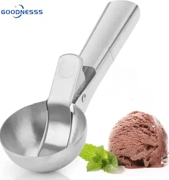 Stainless Steel Ice Scooper, Small Metal Food Candy Scoop for Kitchen Bar  Party Wedding, Thickened material, Dishwasher Safe. (8 OZ)