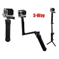 3 Way Multi function Folding Monopod Tripod Selfie