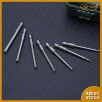 ไขควงไขควง Torx แม่เหล็ก T8-T30ขนาด1/4นิ้วก้านหกเหลี่ยม7ชิ้น/เซ็ต75มม.