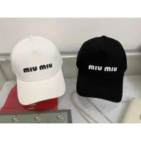 Miu miu หมวกเบสบอล กันแดด สําหรับผู้ชาย และผู้หญิง