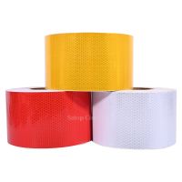 10cm*3M High Light PVC Reflective Safety Warning Tape Road Traffic Construction Site Self-adhesive Reflective Guide Sign Safety Cones Tape