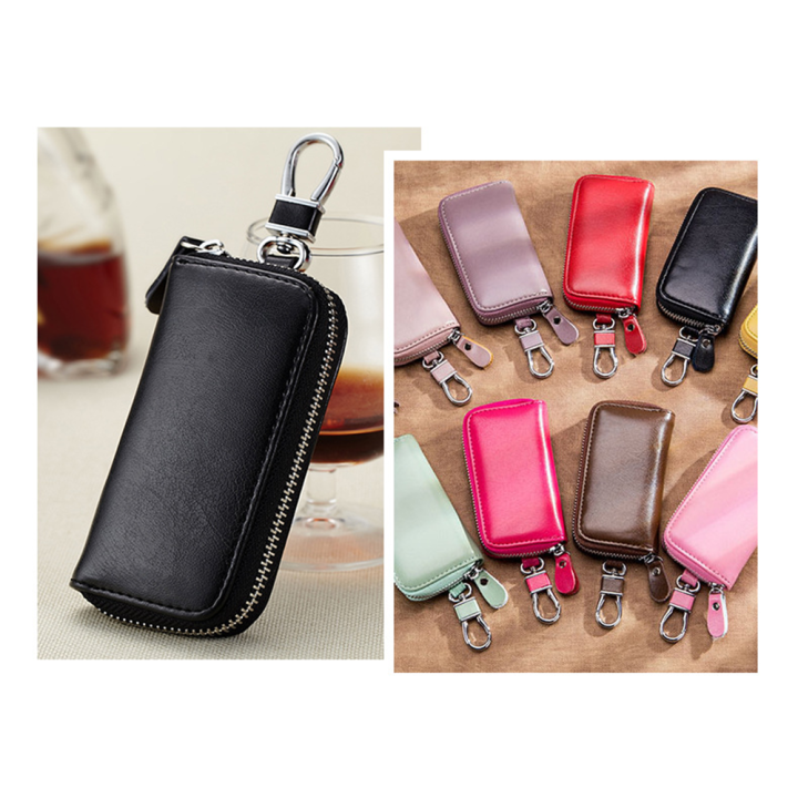 fashion-keychain-pouch-zip-wallet-leather-case