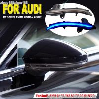 LHD สำหรับ Audi A6 C8 4A A7 4K D5 A8 4N 2019 2020 LED ไดนามิกสัญญาณไฟเลี้ยวปีกข้างตัวชี้กระจกกระพริบตามลำดับโคมไฟ (08)