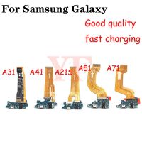 【☊HOT☊】 leizenghui สำหรับ Samsung Galaxy A71 A51 A41 A31 A10s A20s A21s A30s A50s A21ช่องเสียบพอร์ตแท่นชาร์จ Usb สายเมนบอร์ดโค้งหลัก