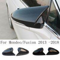 สำหรับ Ford Mondeo/fusion 2013 -2018โปรไฟล์ต่ำคาร์บอนไฟเบอร์วางกระจกมองหลังแตรกรอบกระจกมองหลังเครื่องประดับตกแต่งรถ