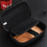 Portable Ciggar Humidor Box 5 Holder Tobaco Bag Cigaar Pouch Case with Humidifier 69% Smking Accessories