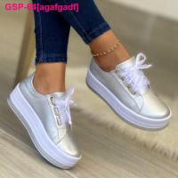 Agafgadf Sapatos Esportivos Femininos De Couro Vulcanizado Tênis Platafora Casual Sapatilhas Cunhas Moda Ao Livre Novo