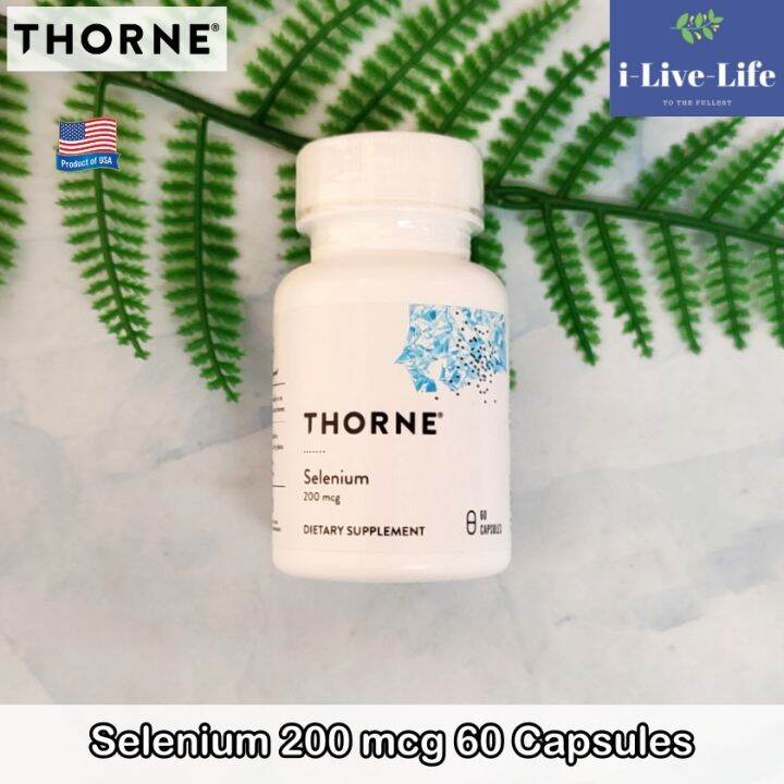 ผลิตภัณฑ์อาหารเสริม Selenium 200 mcg 60 Capsules Thorne Research