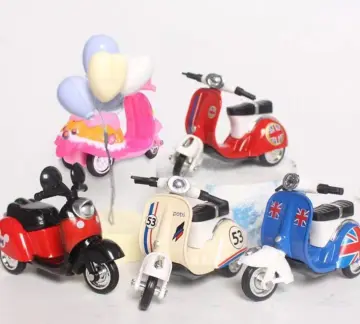 Welly Diecast 1:18 Motorcycle Toy Vespa 946/125cc/150cc Simulator