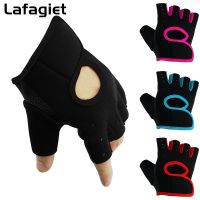 Summer Bicycle Gloves Breathable Wear Resistant Gym Fitness Sport Outdoor Fishing Cycling Bike Men Women Nylon Fingerless Gloves