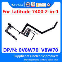 แล็ปท็อปใหม่ EDP LVDS LCD สำหรับ Latitude 7400 2-in-1 E7400หน้าจอ EDB41 20-pin หน้าจอ cabs DC02C00J300 0V8W70 V8W70